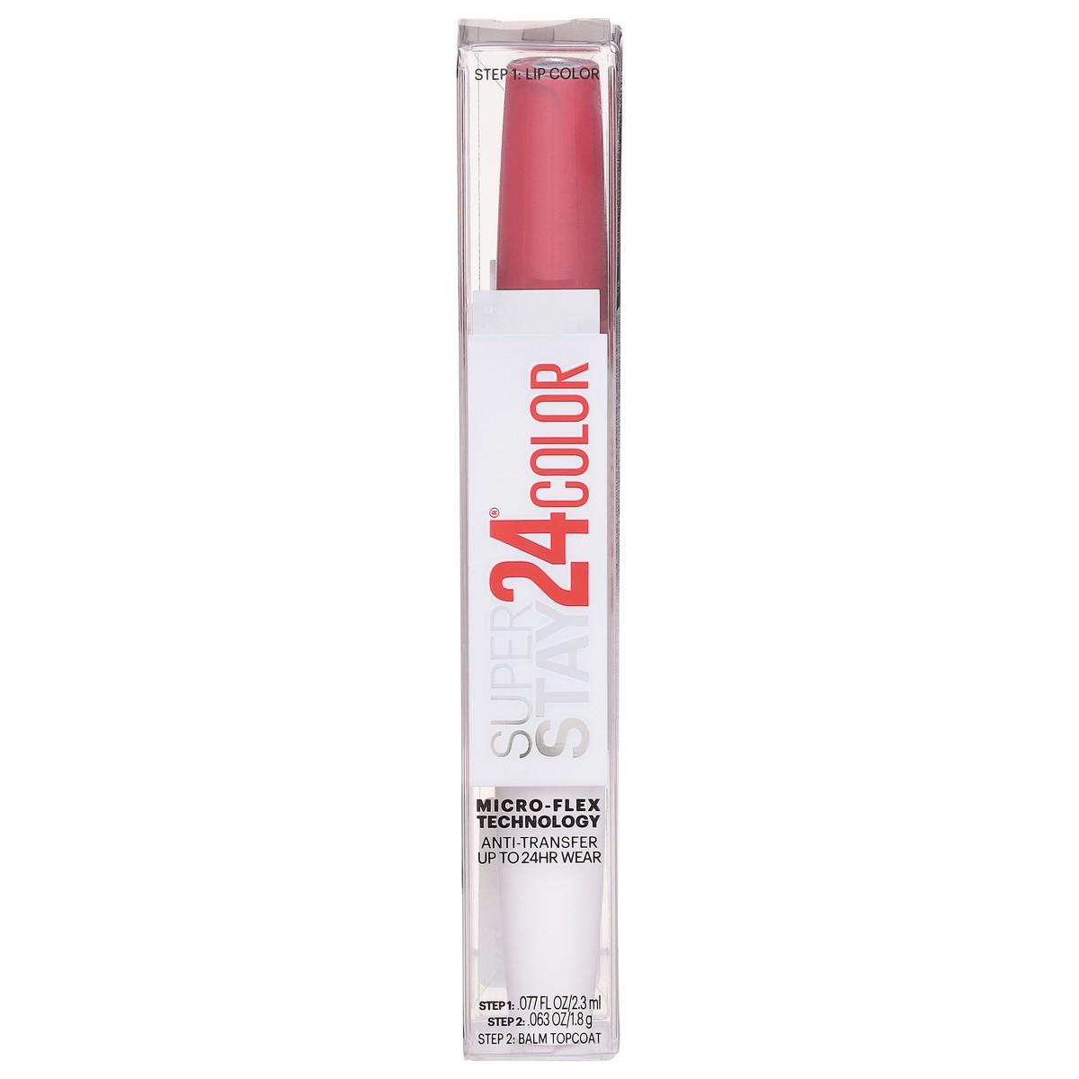 slide 1 of 13, Super Stay 035 Keep It Red 24 Color Lip Color/Balm Topcoat 1 Set, 1 ct