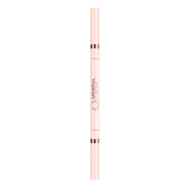 slide 4 of 5, Mineral Fusion Dual Ended Retractable Eyebrow Pencil - Dark Brown - 0.003oz, 0.003 oz
