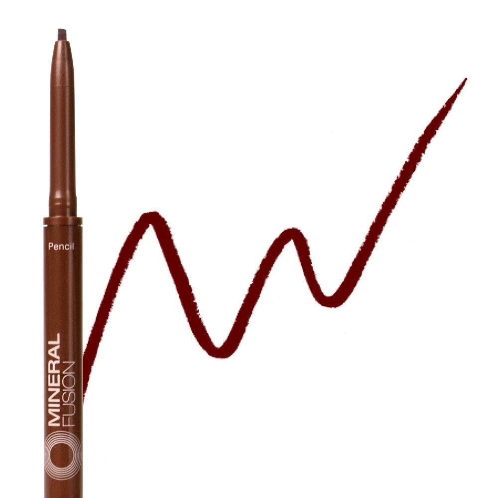 slide 4 of 5, Mineral Fusion Retractable Eyebrow Pencil - Dark Brown - 0.003oz, 0.003 oz