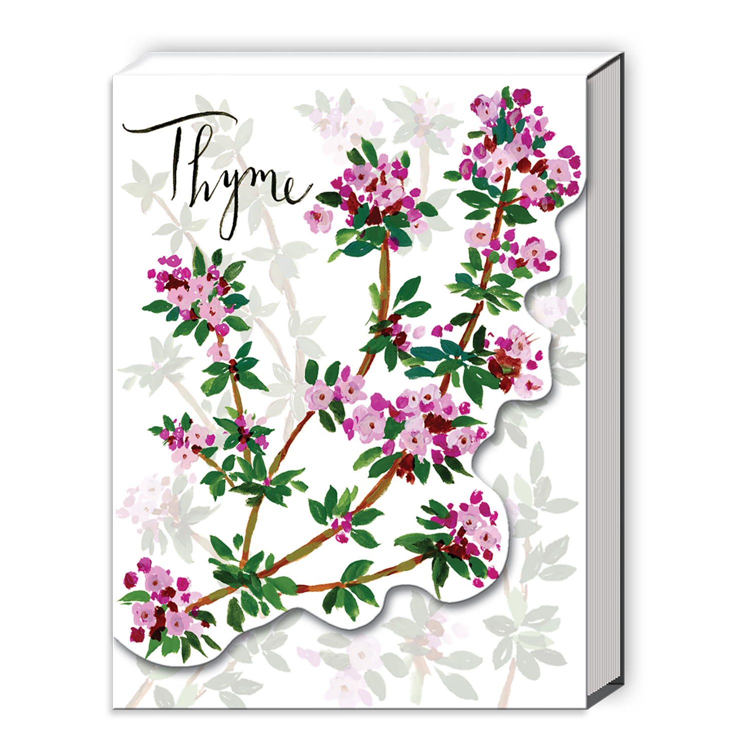 slide 1 of 1, Punch Studio Notepad Grown Thyme, 1 ct