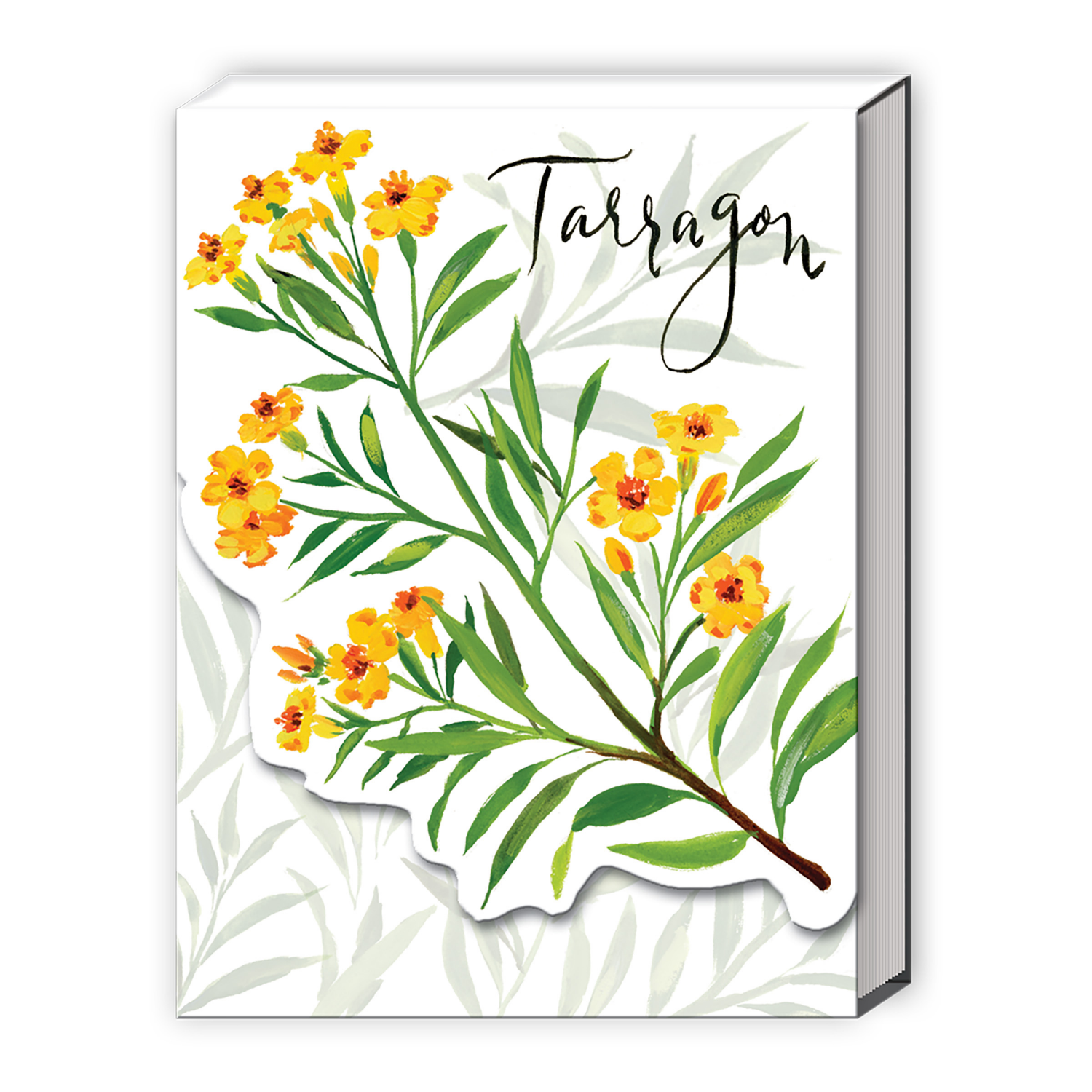 slide 1 of 1, Punch Studio Notepad Grown Tarragon, 1 ct