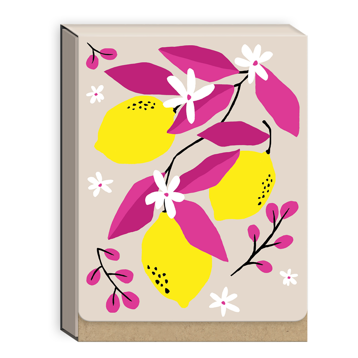 slide 1 of 1, Punch Studio Notepad Fruit Market Lemons, 1 ct