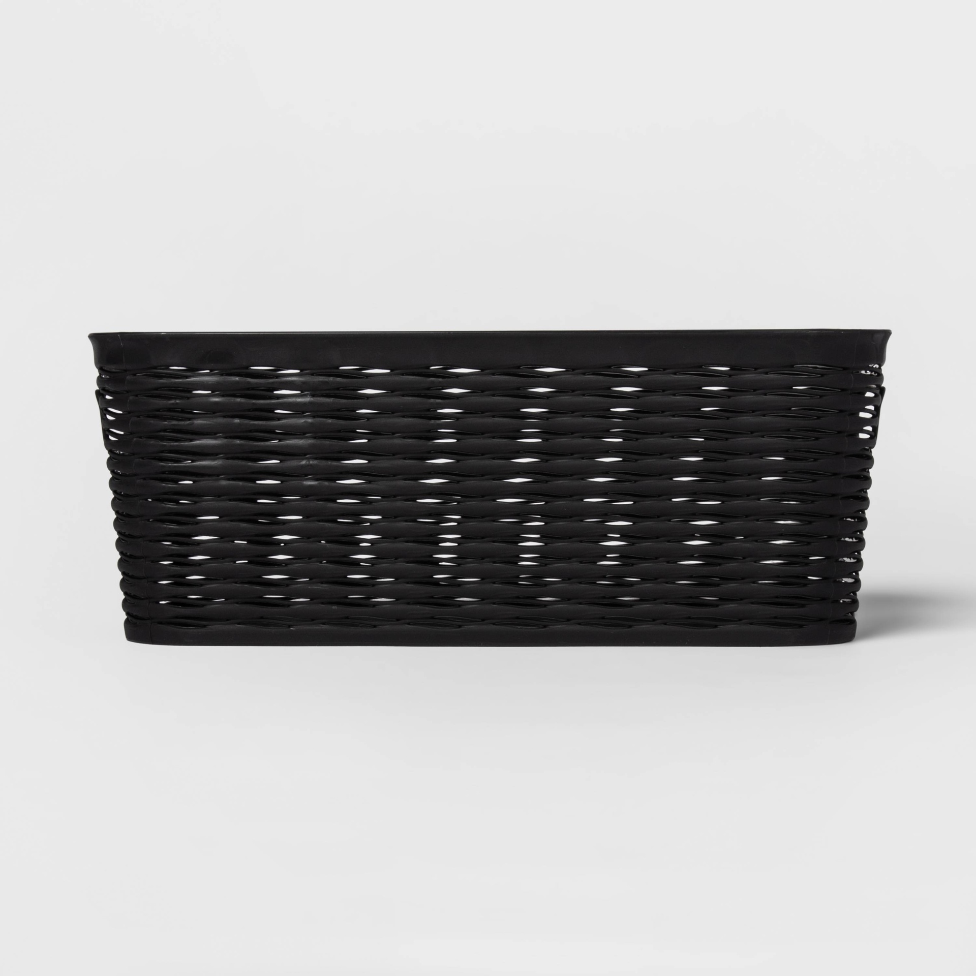slide 1 of 3, Wave Narrow Medium Storage Bin Black - Room Essentials, 1 ct