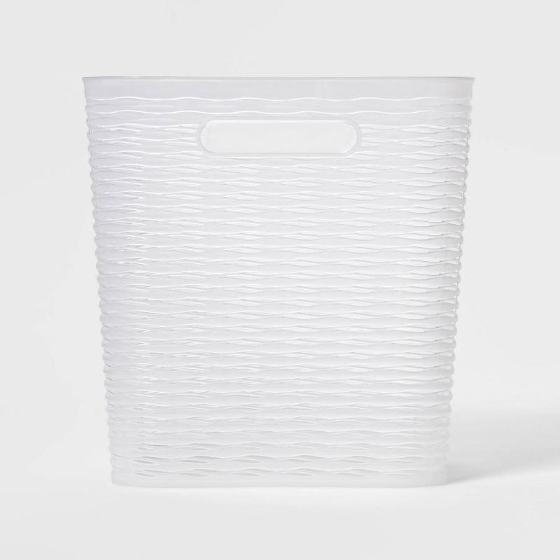 slide 1 of 4, Wave 11" Cube Storage Bin Translucent - Brightroom, 1 ct