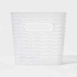 Wave Narrow Medium Storage Bin Translucent - Brightroom™