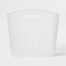 Wave XL Curved Storage Bin Translucent - Brightroom™: Polypropylene, 26L Capacity, Fits 13" Cube System