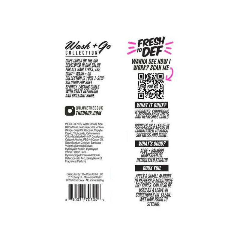 slide 4 of 7, The Doux Fresh to Def Leave-In Curl Refresher - 8 fl oz, 8 fl oz