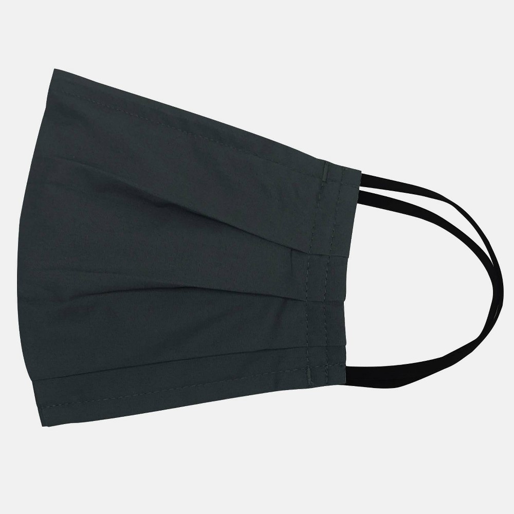 slide 2 of 8, 2pk Men's Fabric Face Masks - Goodfellow & Co Thundering Gray/Black L/XL, 2 ct