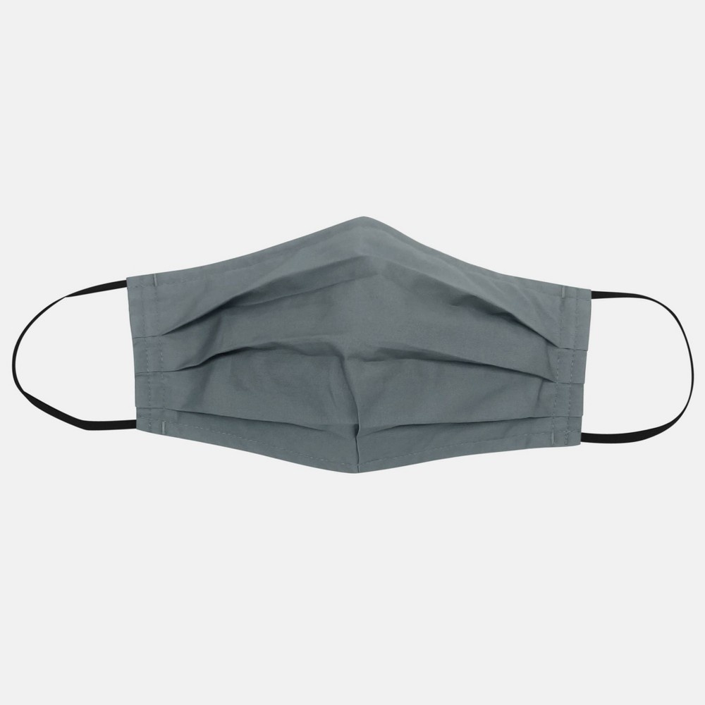 slide 7 of 8, 2pk Men's Fabric Face Masks - Goodfellow & Co Thundering Gray/Black L/XL, 2 ct