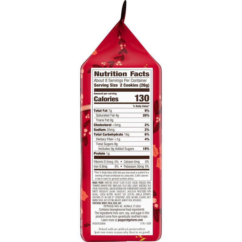 slide 2 of 6, Pepperidge Farm Holiday Limited Edition Milano Amaretto Hot Cocoa Cookies - 7oz, 7 oz