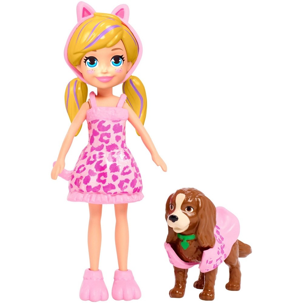 slide 2 of 6, Polly Pocket Polly & Puppy Matching Doll Playset, 1 ct