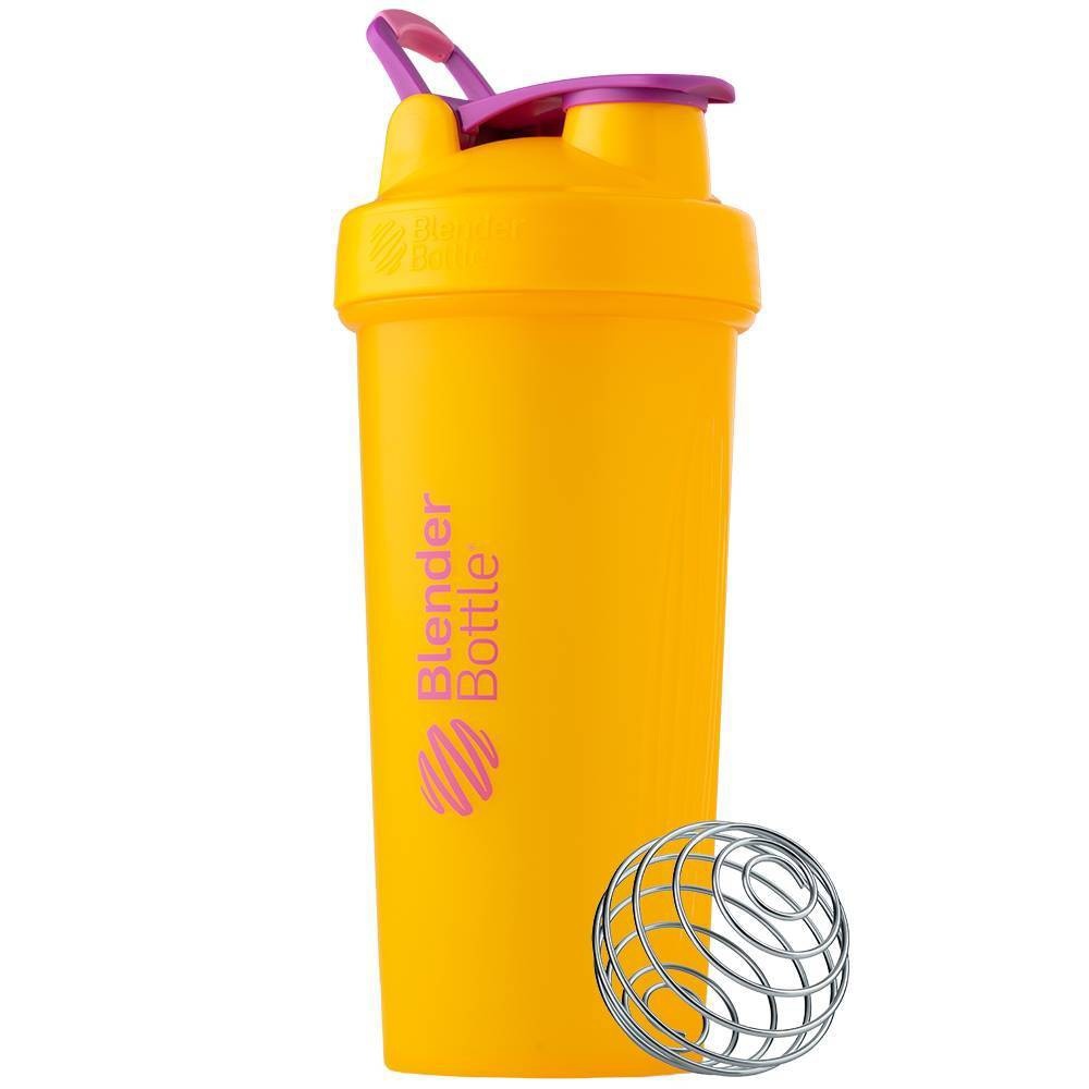 slide 1 of 3, BlenderBottle 28oz Water Bottle - Yellow, 1 ct