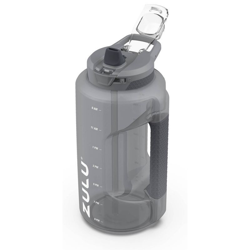 slide 3 of 6, Zulu Goals 64oz Half Gallon Plastic Jug - Gray, 64 oz