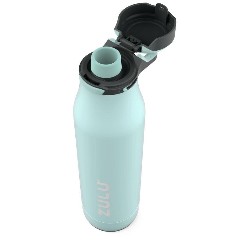 slide 3 of 7, Zulu 24oz Ace Stainless Steel Water Bottle - Mint Green, 24 oz