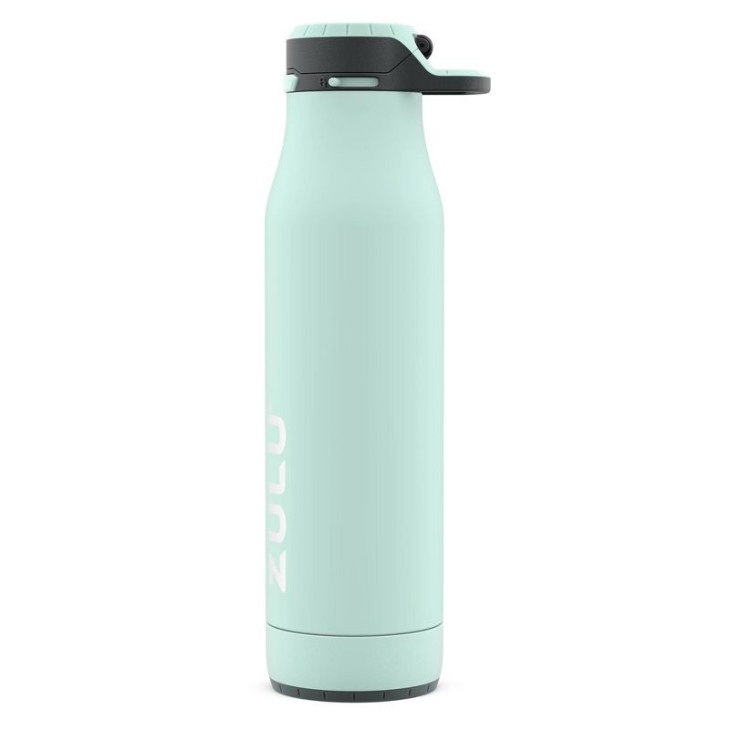 slide 4 of 7, Zulu 24oz Ace Stainless Steel Water Bottle - Mint Green, 24 oz