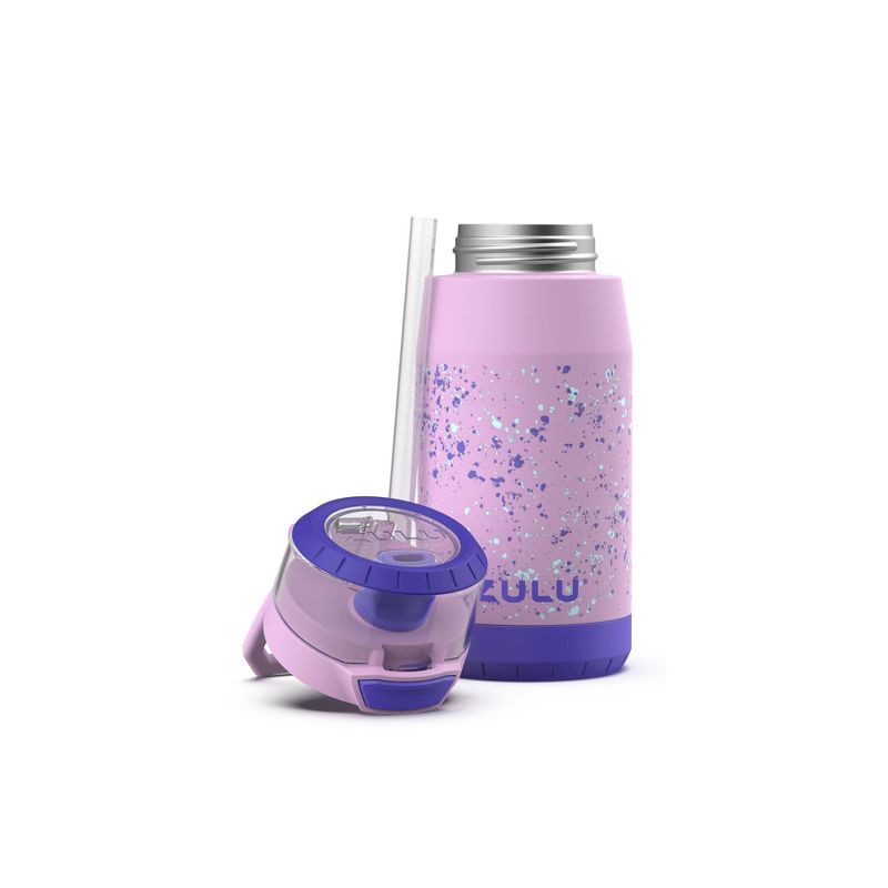 Zulu Flex 12oz Stainless Steel Water Bottle - Pink/Mint
