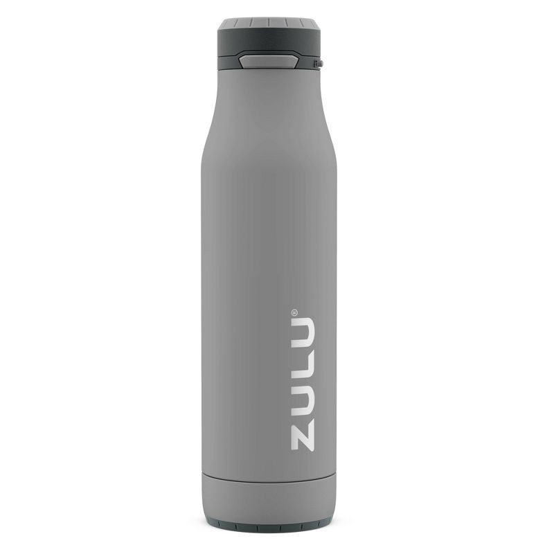 slide 1 of 4, Zulu 24oz Ace Stainless Steel Water Bottle - Gray, 1 ct