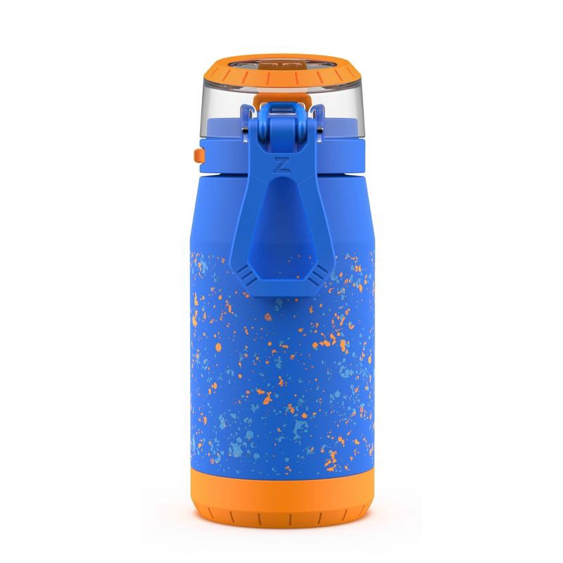 slide 5 of 8, Zulu Flex 12oz Stainless Steel Water Bottle - Blue/Orange, 1 ct