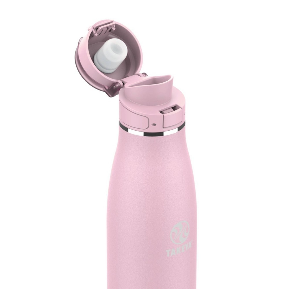 slide 2 of 3, Takeya 25oz Insulated Stainless Steel Travel Mug with Flip-Lock Spout Lid - Blush Pink, 1 ct
