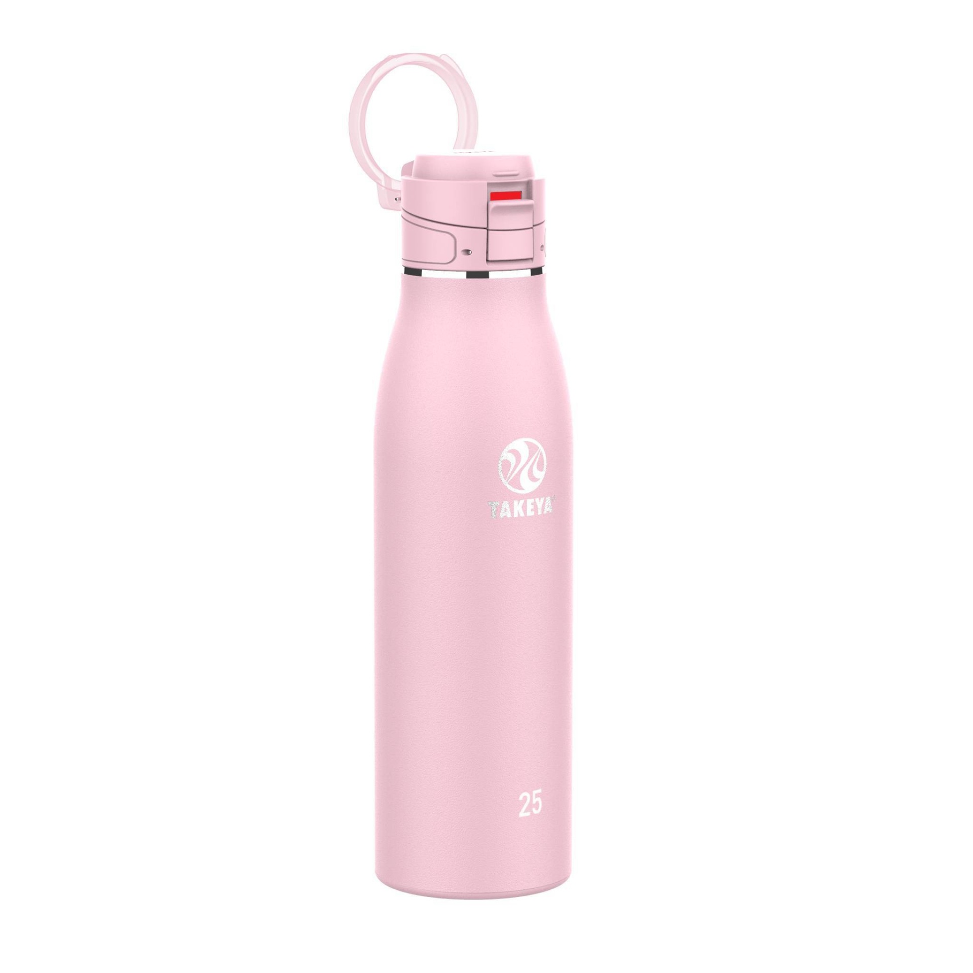 slide 1 of 3, Takeya 25oz Insulated Stainless Steel Travel Mug with Flip-Lock Spout Lid - Blush Pink, 1 ct