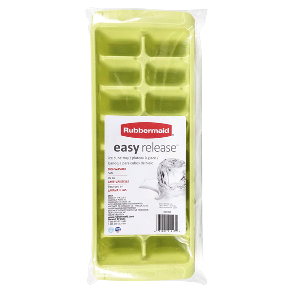 slide 1 of 1, Rubbermaid Ice Tray Lime, 1 ct