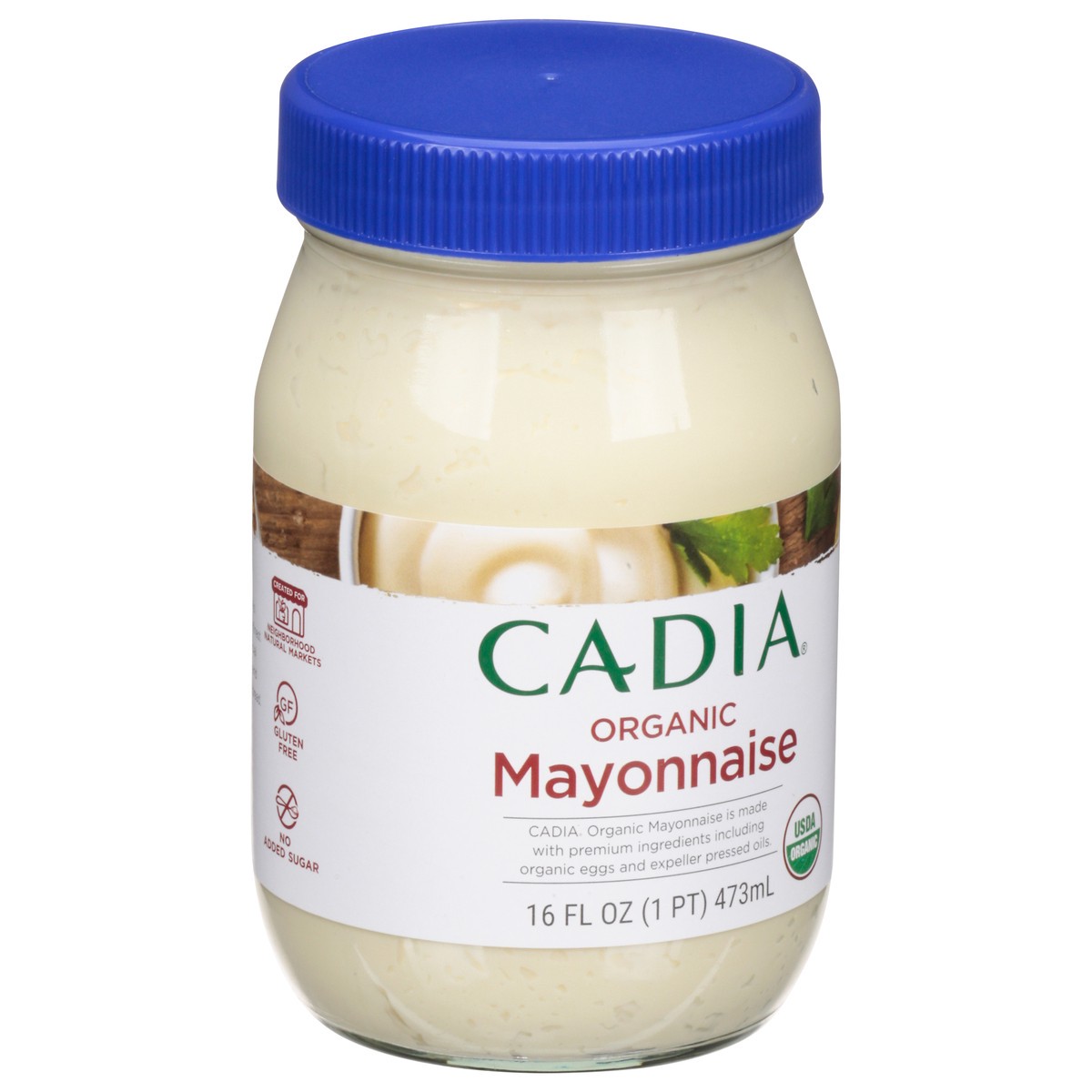 slide 2 of 13, Cadia Organic Mayonnaise 16 fl oz, 16 fl oz