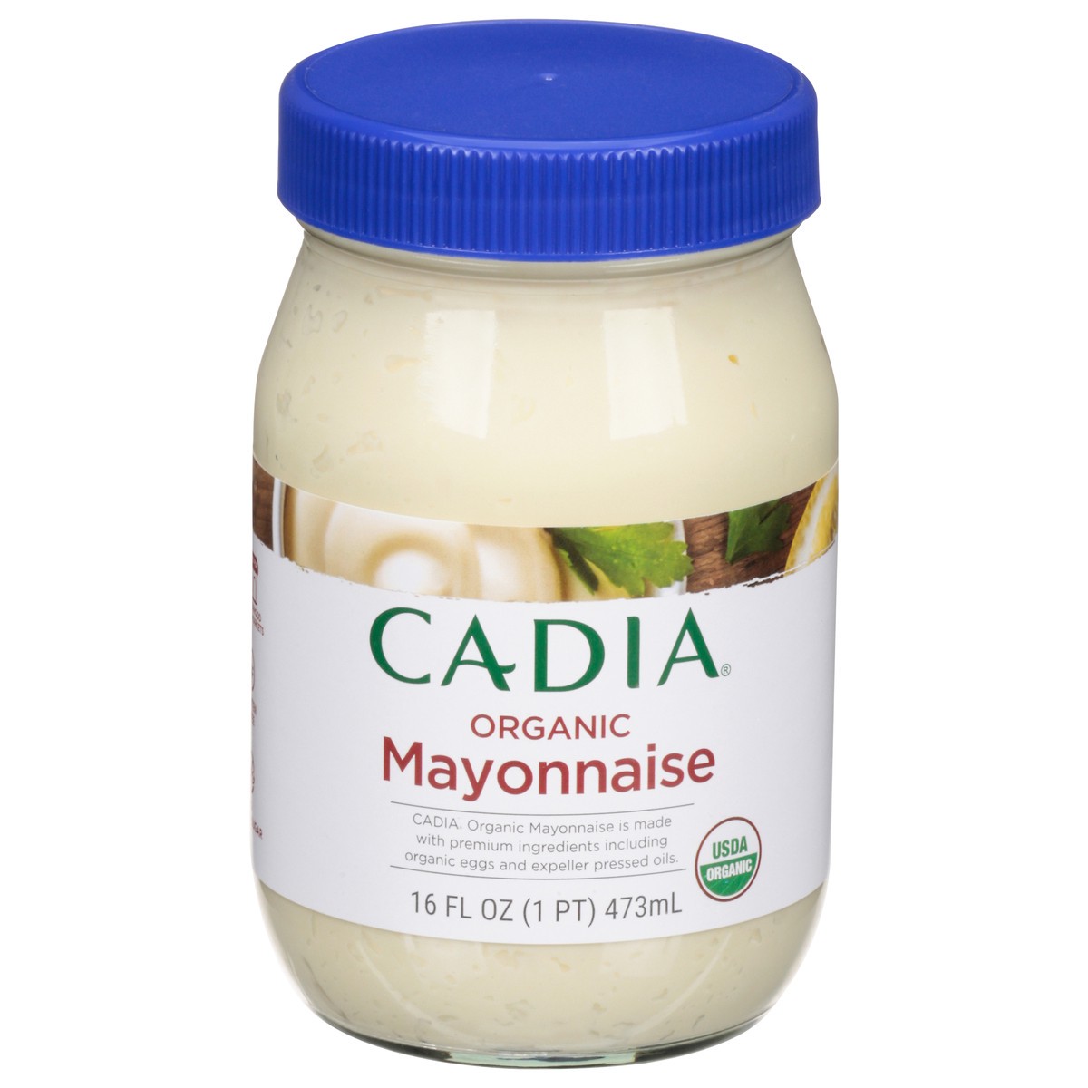 slide 1 of 13, Cadia Organic Mayonnaise 16 fl oz, 16 fl oz