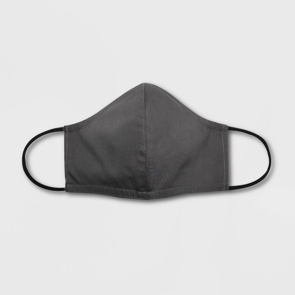 slide 4 of 7, Kids' 2pk Cloth Face Masks - Cat & Jack Gray/Navy, 2 ct