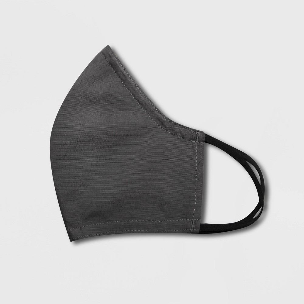 slide 3 of 7, Kids' 2pk Cloth Face Masks - Cat & Jack Gray/Navy, 2 ct