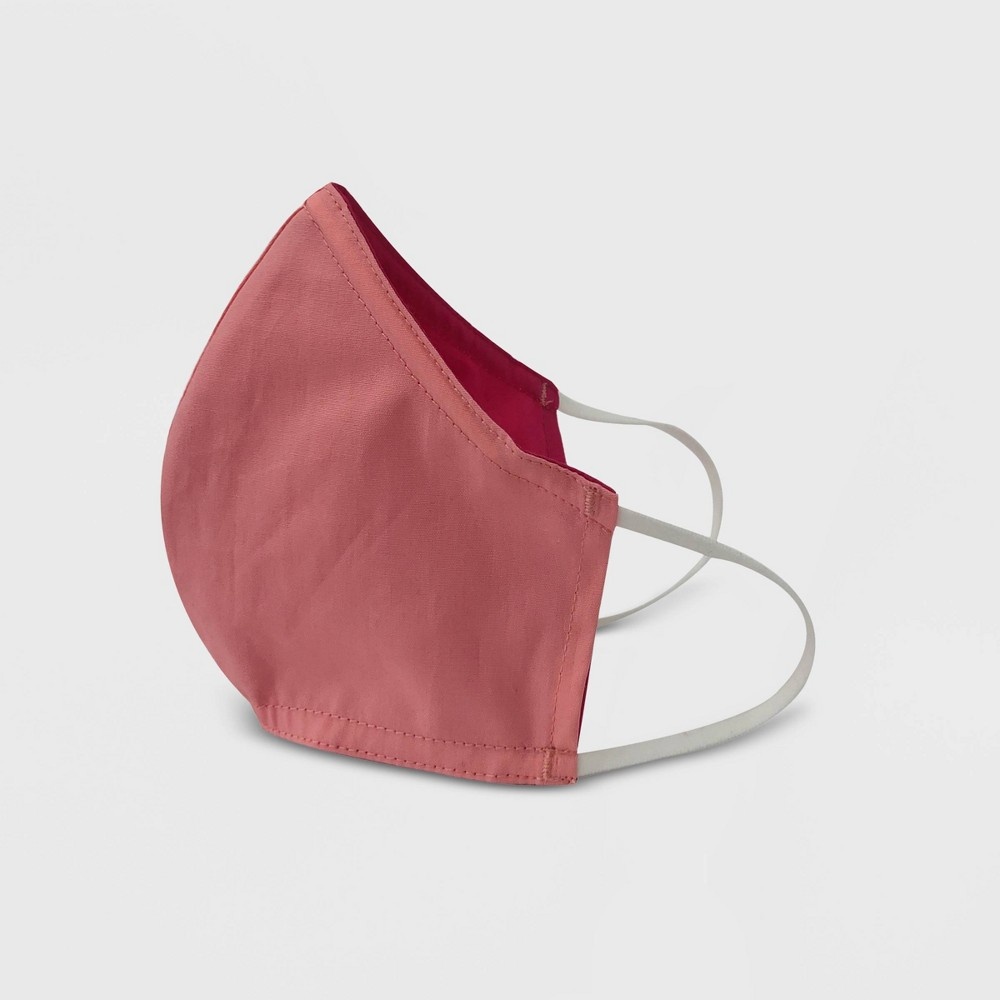 slide 4 of 6, Kids' 2pk Heart Cloth Face Masks - Cat & Jack Gray/Pink, 2 ct