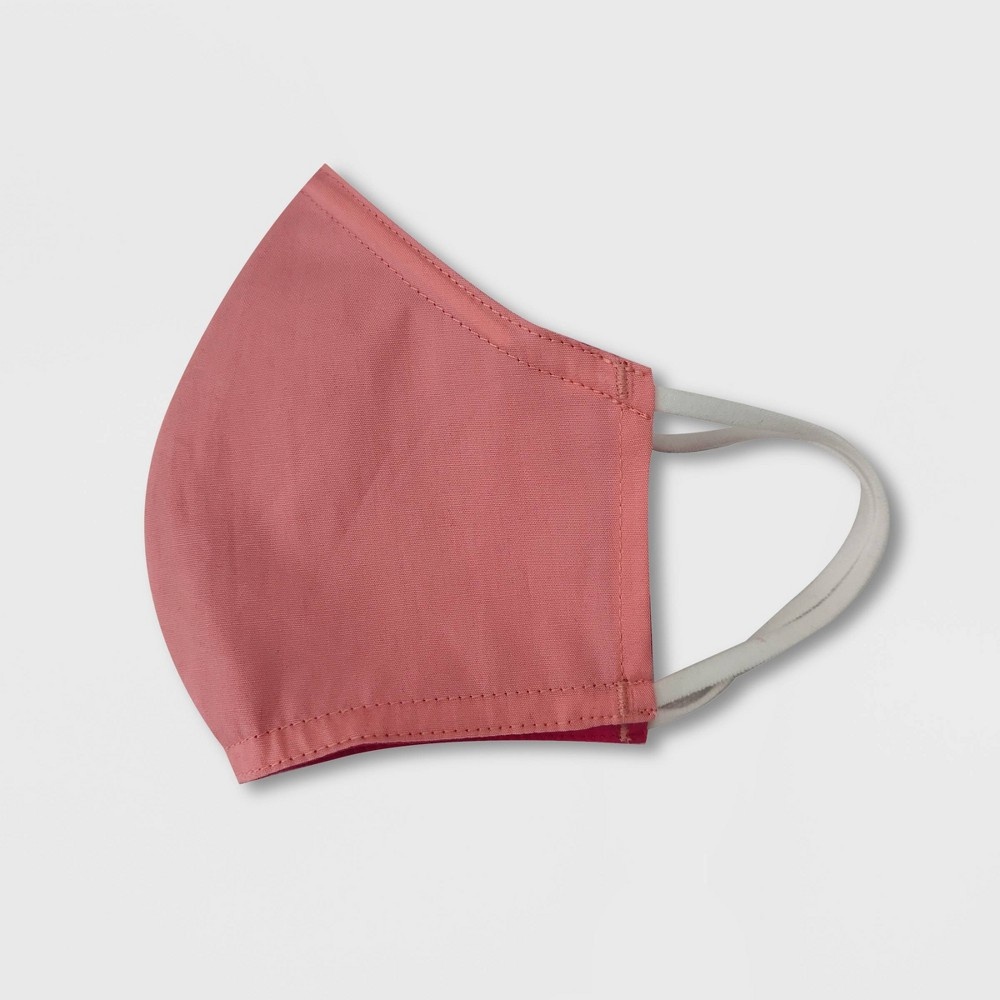 slide 2 of 6, Kids' 2pk Heart Cloth Face Masks - Cat & Jack Gray/Pink, 2 ct