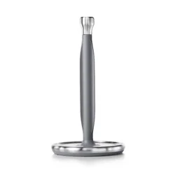 OXO Steady Paper Towel Holder: Stainless Steel, Light Silver, 13.5" Height