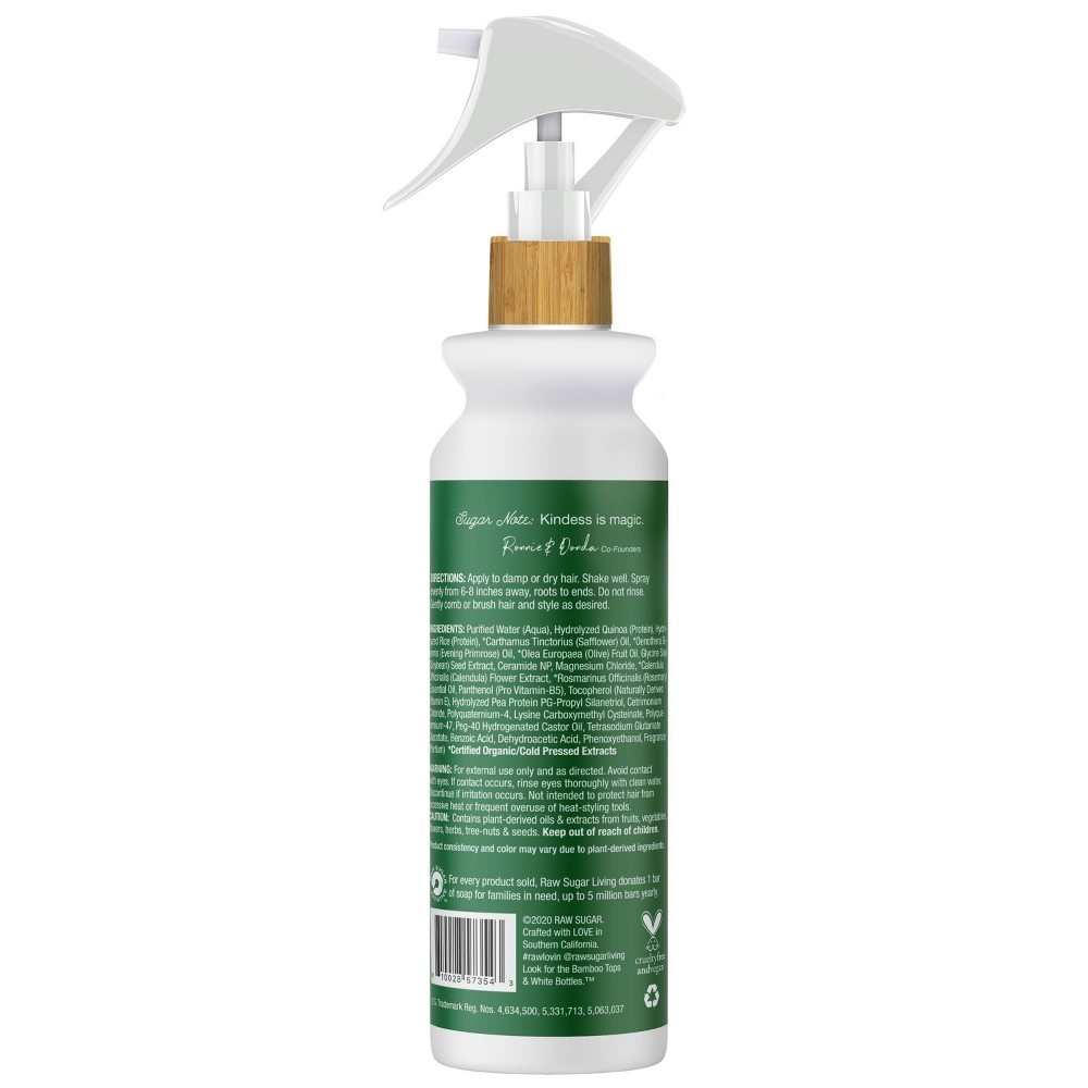 slide 2 of 2, Raw Sugar Calendula and Rosemary Root Revive Leave-in Conditioner & Revitalizer, 6 fl oz