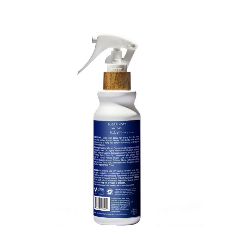 slide 2 of 7, Raw Sugar Multi-Miracle Leave-in Heat Protectant & Conditioner - Coconut Milk and Blue Agave - 6 fl oz, 6 fl oz