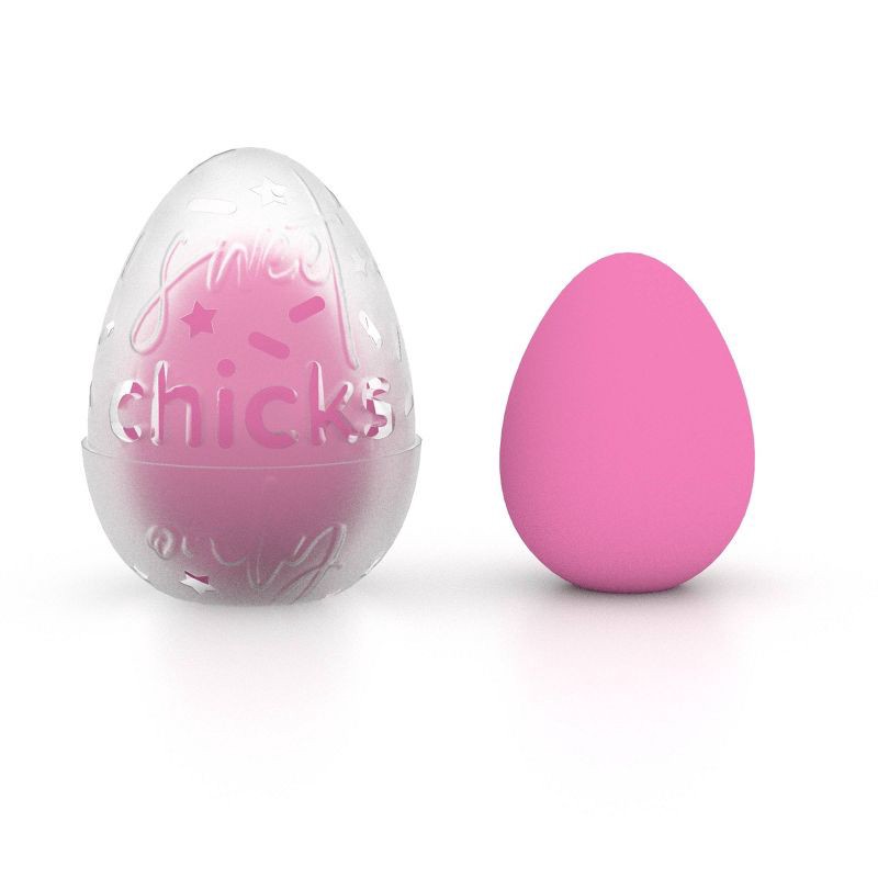 slide 1 of 6, Beauty Bakerie Bite Size The Hatch Blending Egg Makeup Sponge with Travel Case - Light Pink, 1 ct