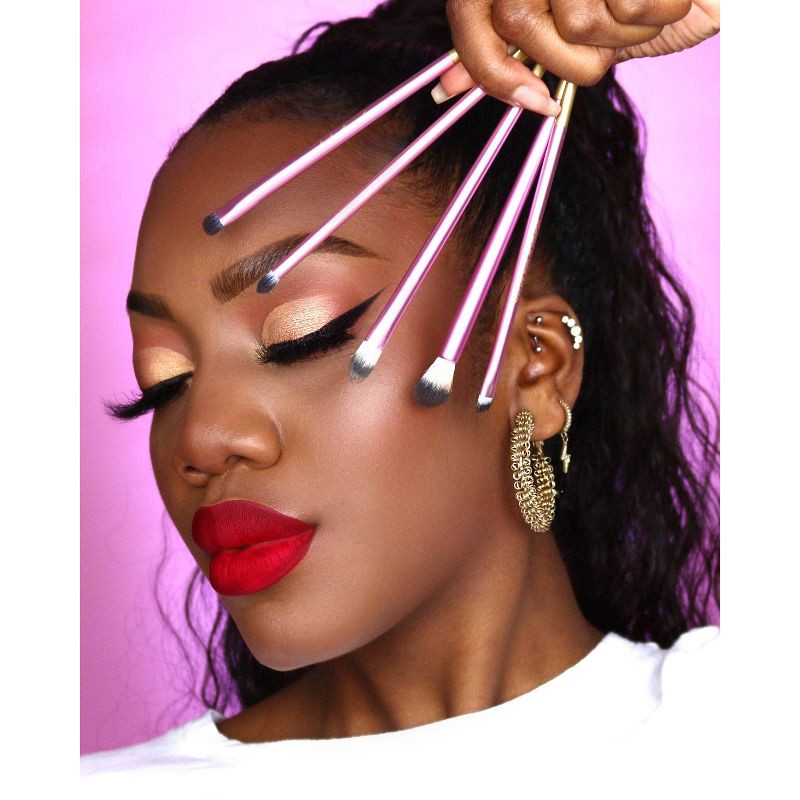 slide 7 of 11, Beauty Bakerie EyesCream Paint Job Brush Set - 5pc, 5 ct