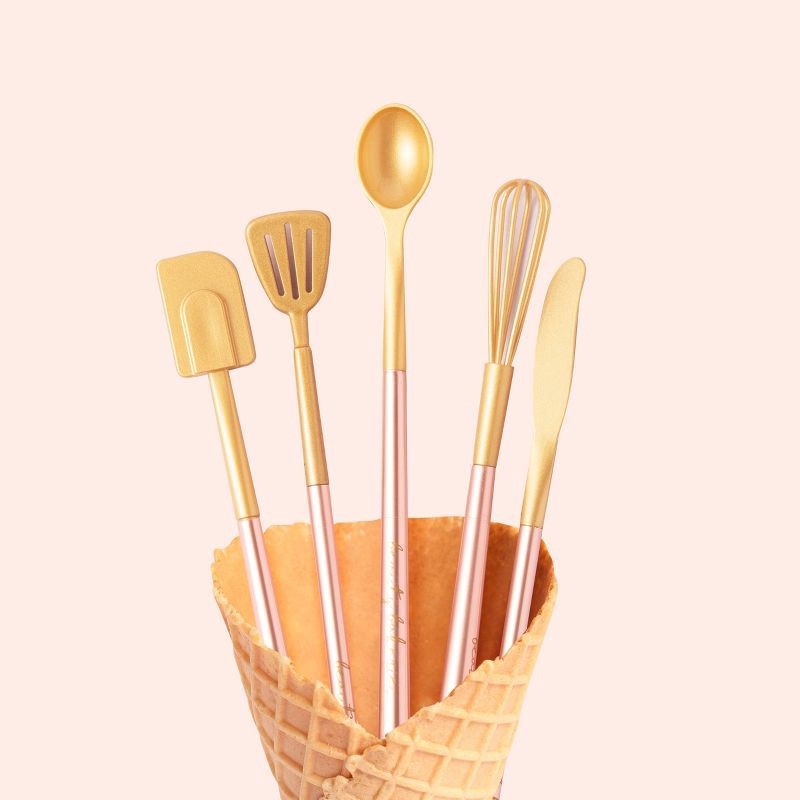 slide 4 of 11, Beauty Bakerie EyesCream Paint Job Brush Set - 5pc, 5 ct