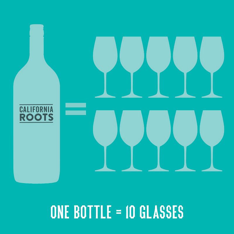 slide 5 of 7, Moscato White Wine - 1.5L Bottle - California Roots™, 1.5 liter
