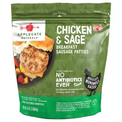 Applegate Natural Chicken & Sage Breakfast Sausage Patties (Frozen)