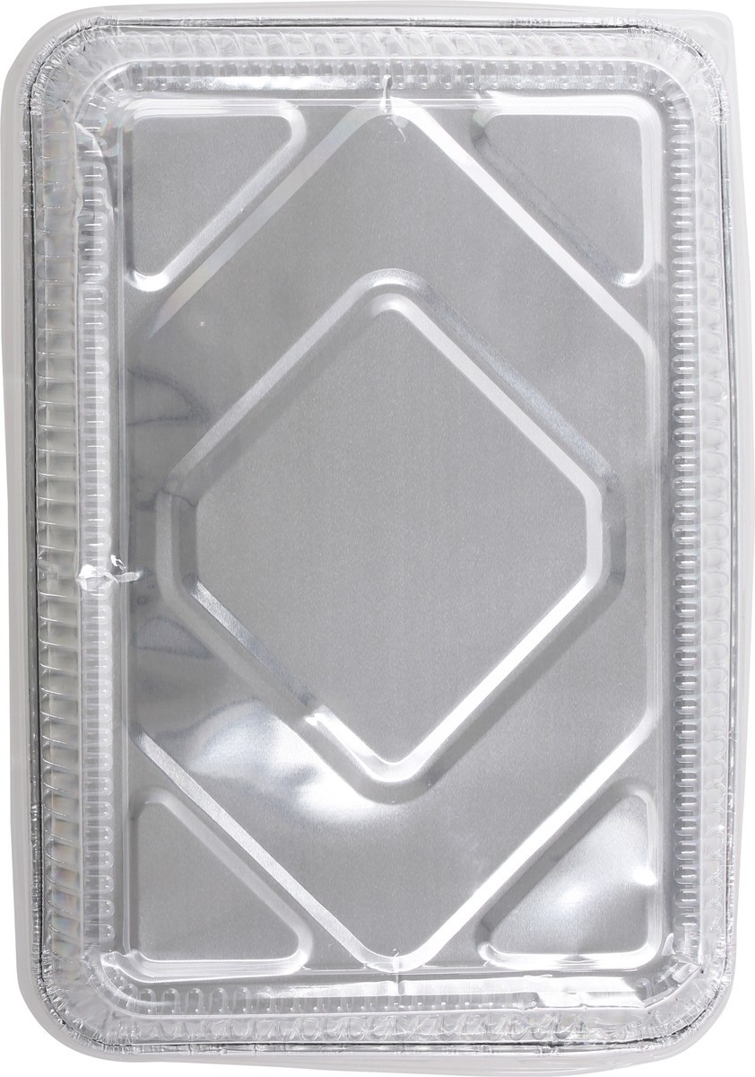 slide 5 of 9, Jiffy-Foil Handi Foil Oblong Cake Pan With Lid, 1 ct