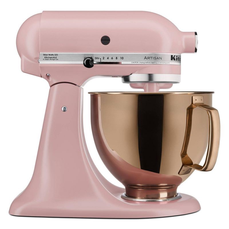 slide 3 of 4, KitchenAid 5qt Radiant Copper Colorfast Finish Stainless Steel Bowl - KSM5SS: Stand Mixer Accessory, Dishwasher-Safe, 5 qt