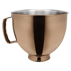 KitchenAid 5qt Radiant Copper Colorfast Finish Stainless Steel Bowl - KSM5SS: Stand Mixer Accessory, Dishwasher-Safe