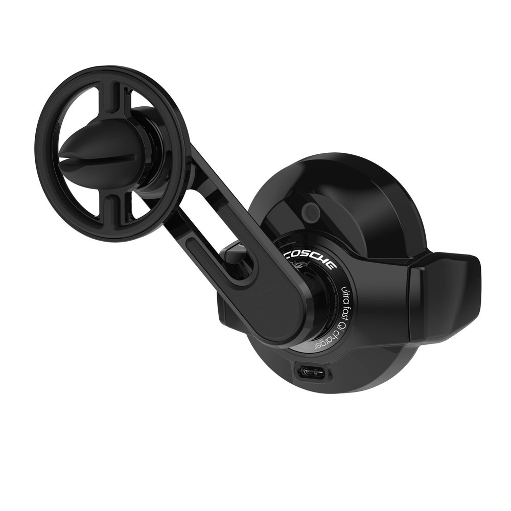 slide 4 of 10, Scosche MagicGrip Vent mount with 10W Qi Charging - Black, 1 ct