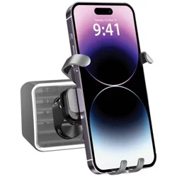 Bracketron AutoGrip Universal Car Vent Mount - Black: Plastic Adjustable Holder