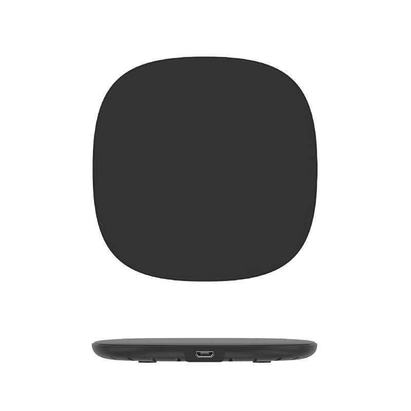 slide 3 of 9, Just Wireless 10W Qi Wireless Charging Pad with 4' TPU Charging Cable - Black, 1 ct