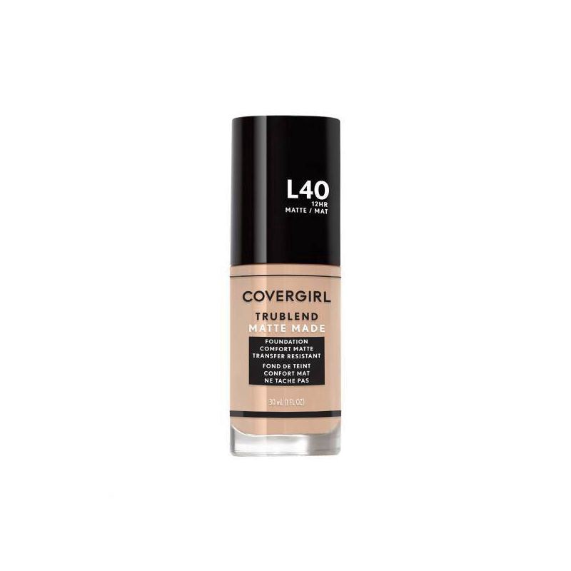 slide 1 of 5, Covergirl Trublend Matte Made Classic Ivory Foundation, 1 ct