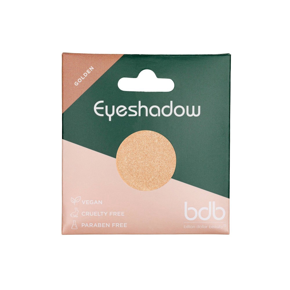slide 2 of 11, Billion Dollar Beauty Waterproof Shimmer Magnetic Eyeshadow Pan - Golden - 0.042oz, 0.042 oz