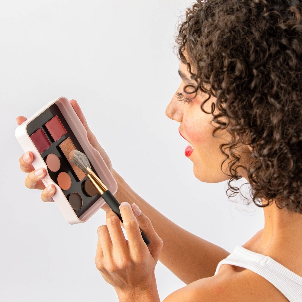 slide 6 of 9, Billion Dollar Beauty Billion Dollar Box - Magnetic Box with Mirror (fits up to 15 makeup pans), 1 ct