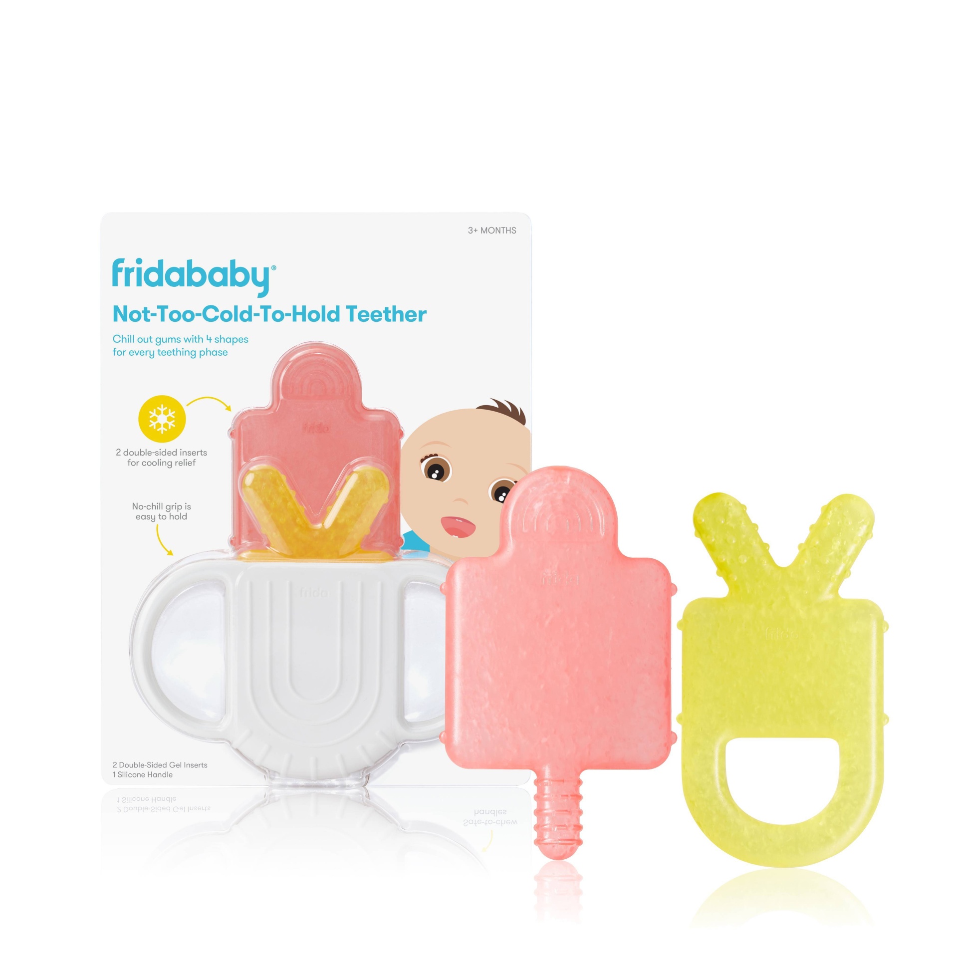 slide 1 of 5, Fridababy Not-Too-Cold-To-Hold Teether, 1 ct