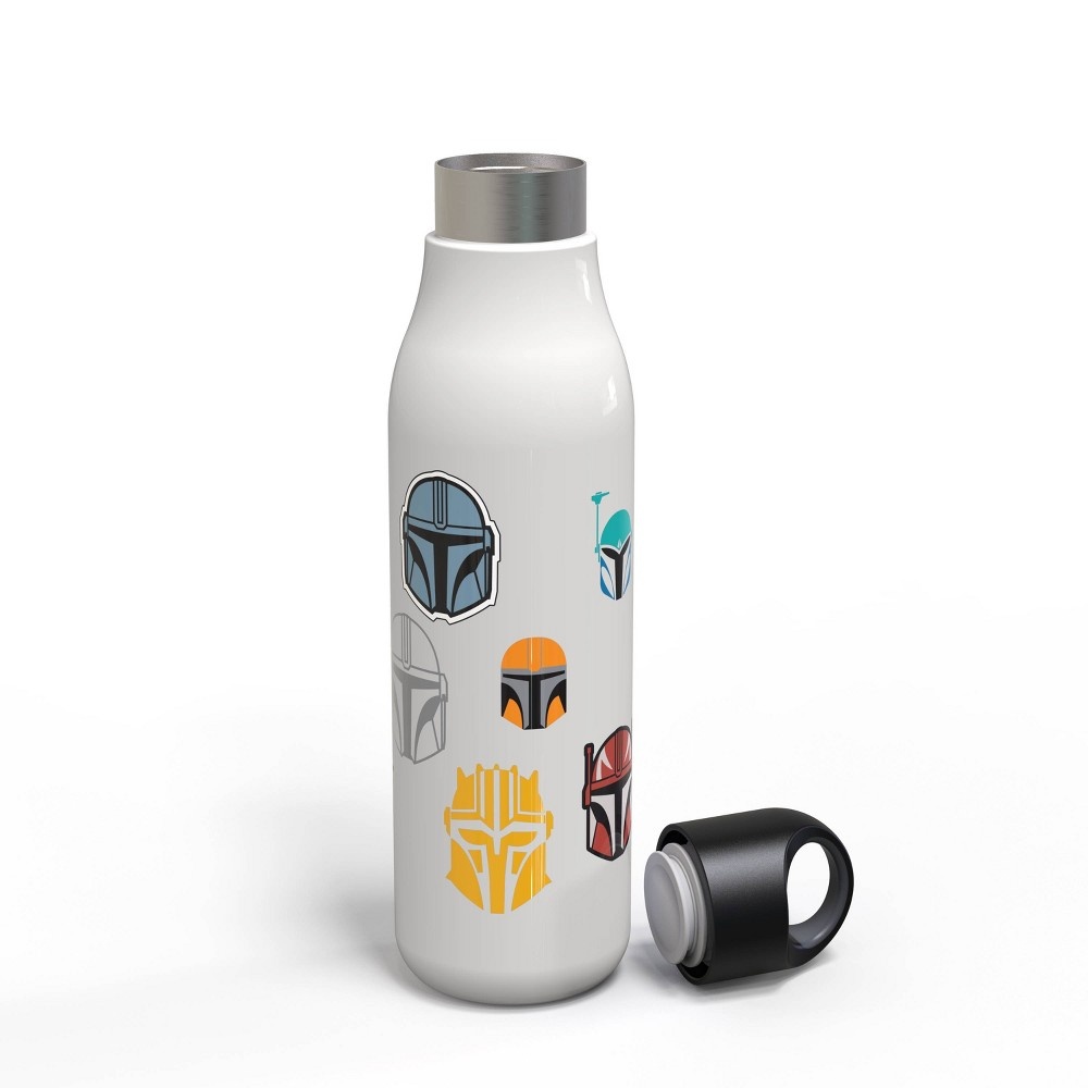 slide 2 of 4, Star Wars Stainless Steel Mandalorian Chug Bottle - Zak Designs, 22 oz